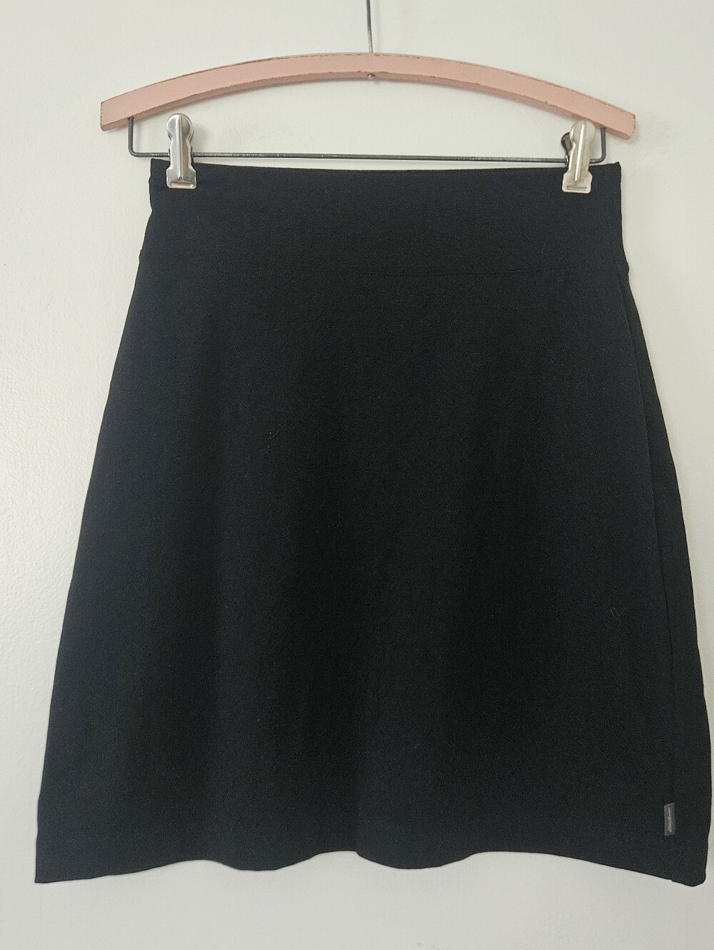 Eddie Bauer Womens Skirt XS Black Pull On Active Lightweight A-line Outdoor